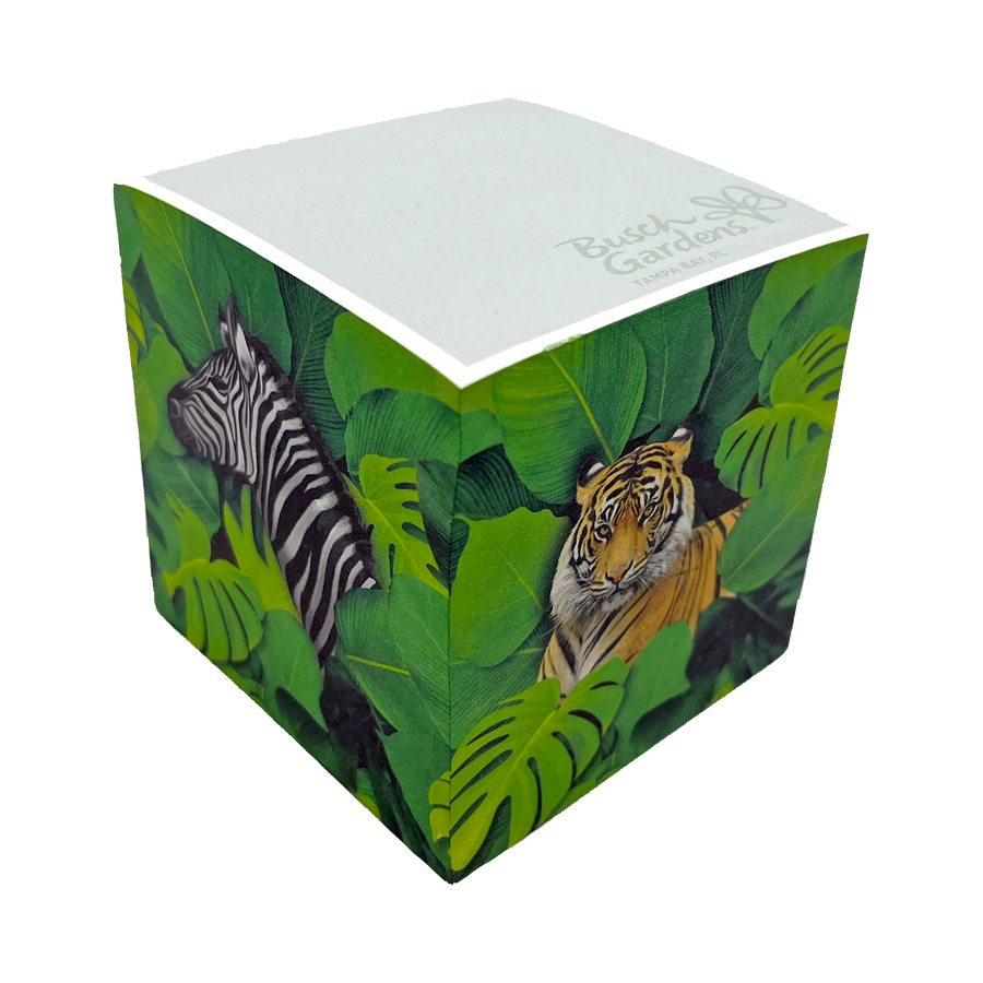 Busch Gardens Tampa Notepad Cube