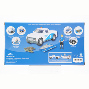SeaWorld Rescue Pickup Truck Playset - Blonde package back