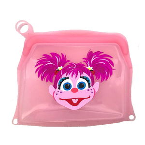 Sesame Street Abby Cadabby Small Reusable Silicone Bag front