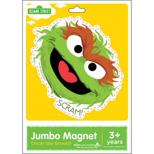 Sesame Street Oscar the Grouch Jumbo Magnet package