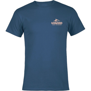 SeaWorld Greetings From San Diego Blue Men's Tee front