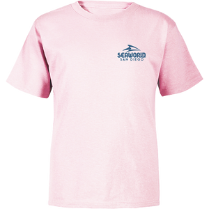 SeaWorld Greetings From San Diego Pink Toddler Girl Tee front